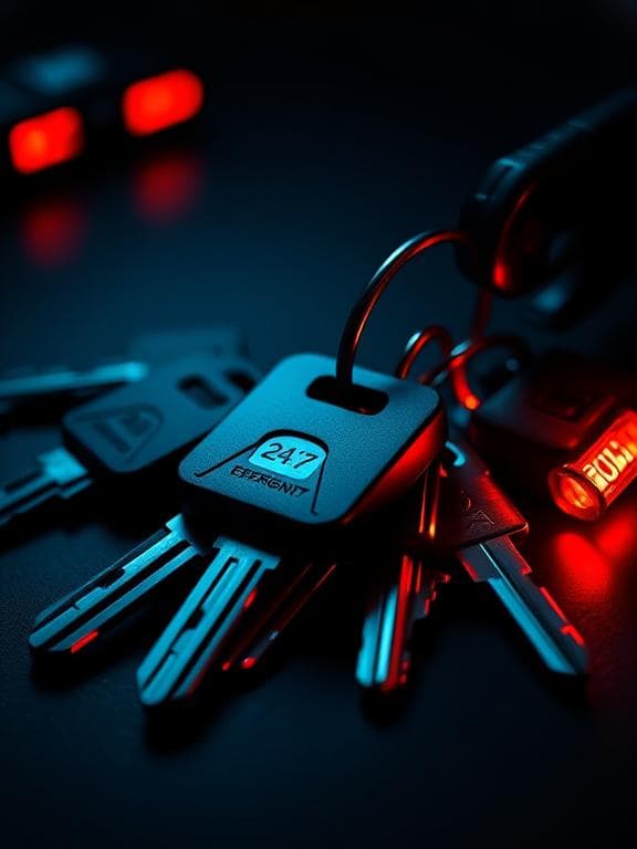 Professional automotive locksmith working on car door lock and key programming in Oklahoma City