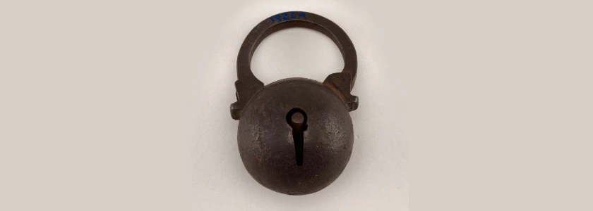19th century simple iron bolt locks