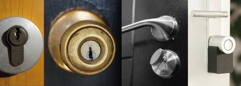 Choose from new or traditional door locks