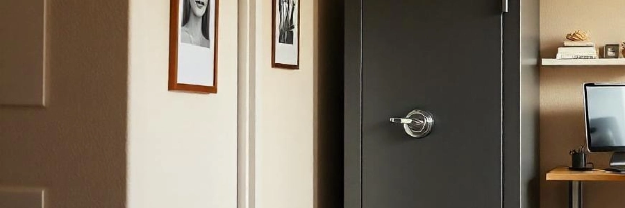 Large safe in an office