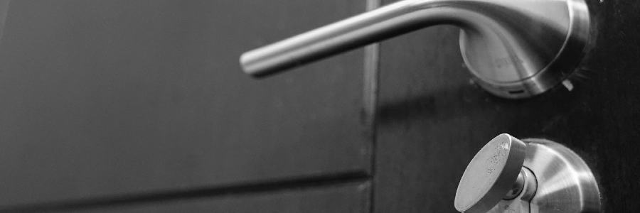 Old, regular door lock