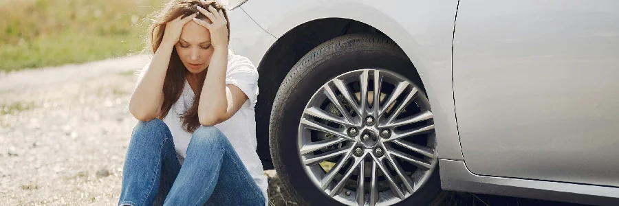 Woman locked out of her car