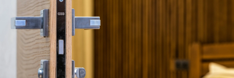 door lock after installation