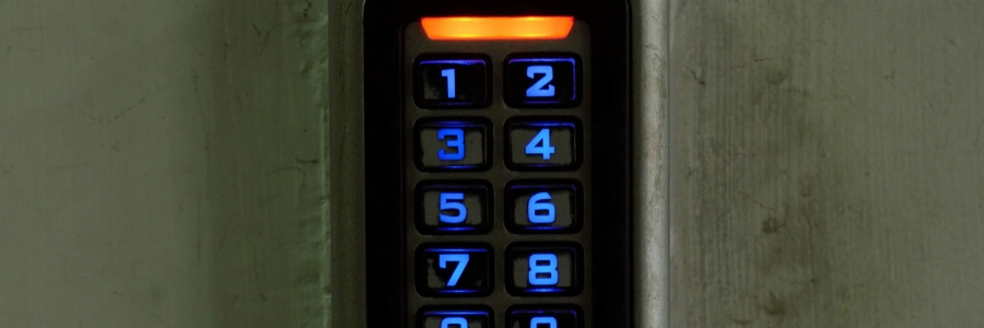 keypad on wall
